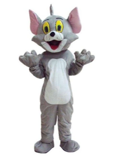 High Quality Long Plush Adult Tom And Jerry Mascot Costume
