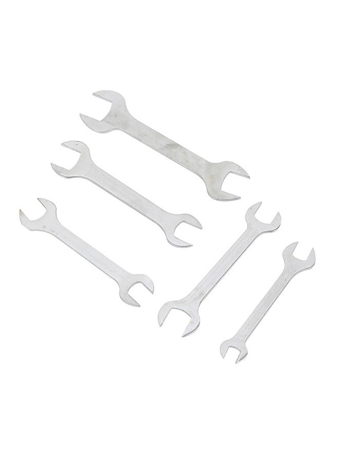 LAWAZIM - Double Open End Spanner Set -5 Piece- Durable and Versatile High-Torque Wrench set for Automotive Repairs, Home Improvement, Industrial, and DIY Projects for Bolts and Nuts Loosening Fastening - Image 1