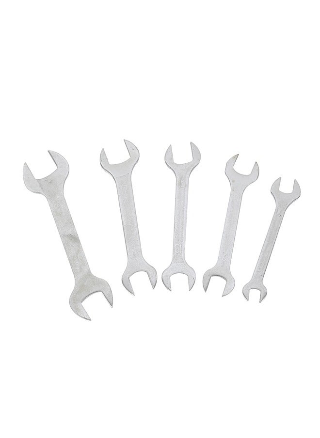 LAWAZIM - Double Open End Spanner Set -5 Piece- Durable and Versatile High-Torque Wrench set for Automotive Repairs, Home Improvement, Industrial, and DIY Projects for Bolts and Nuts Loosening Fastening - Image 1