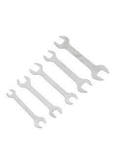Double Open End Spanner Set -5 Piece- Durable and Versatile High-Torque Wrench set for Automotive Repairs, Home Improvement, Industrial, and DIY Projects for Bolts and Nuts Loosening Fastening