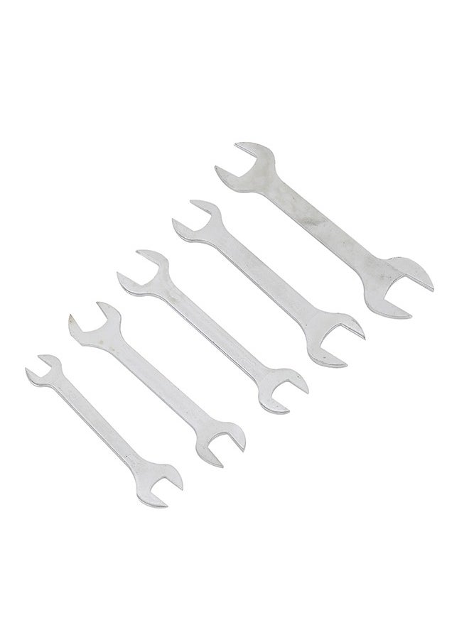 LAWAZIM - Double Open End Spanner Set -5 Piece- Durable and Versatile High-Torque Wrench set for Automotive Repairs, Home Improvement, Industrial, and DIY Projects for Bolts and Nuts Loosening Fastening - Image 1