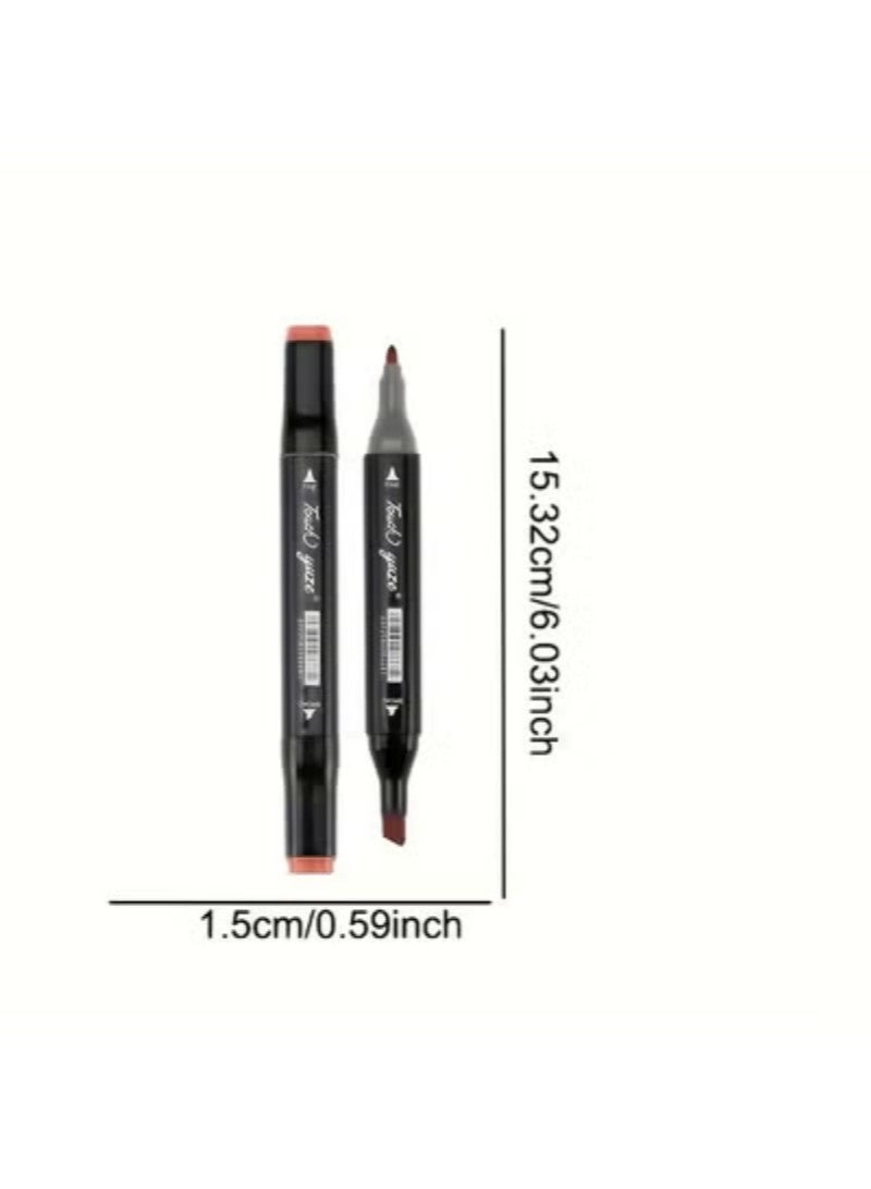 48 Color Markers Magic Painting Set,Twin Side Marker Pens Set,Double Tipped Art Marker Set Mark Pen for Kids & Artist Coloring Sketching Drawing Markers - Image 5