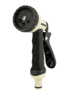 Geepas 6 Pattern Spray Gun- GWH59376| Spray Nozzle with 6 Different and Adjustable Spray Pattern, Premium-Quality Construction| Light-Weight And Durable, Ideal to Connect To Hoses and Spray Water