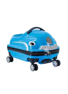 GoldenLike Kids Luggage Travel Suitcase 20 Inch 2 In 1 Ride-On Cartoon Rolling Trolley Case Children's Carry on Luggage Portable Waterproof Kid Suitcase  - Image 2