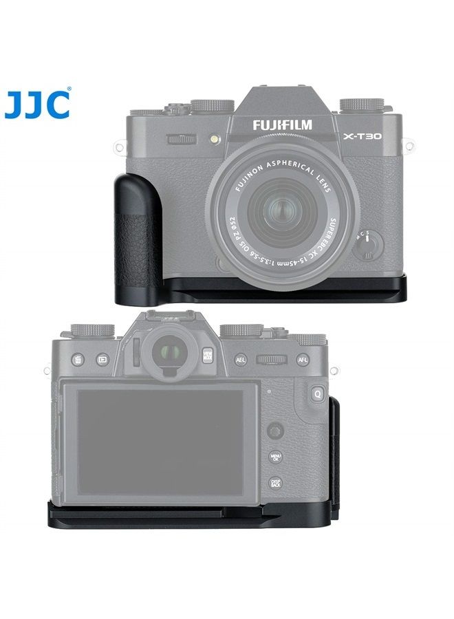Fotasy قبضة يد JJC HG-XT30 X-T30، نوع أركا سويس سريع الإفراج QR، حامل معدني مضاد للانزلاق، قاعدة قبضة يد، سبيكة الألمنيوم، متوافقة مع فوجي XT30 XT20 X-T20 - Image 3