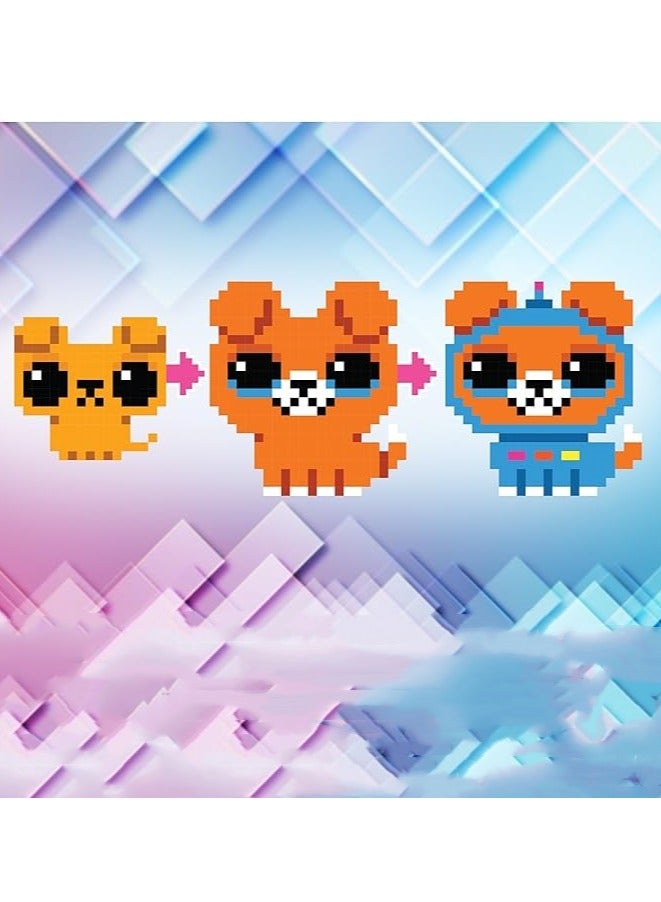 M MIAOYAN Interactive Toy Digital Pet with 15 Animals Inside, Virtual Electronic Pets React to Touch, Kids Toys for Girls and Boys - Image 2