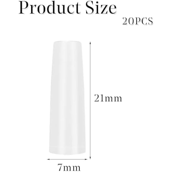 rayihni 20pcs AT818 Breathalyser Mouthpieces, Alcohol Tester Mouthpiece Portable Handheld Blowing Nozzle Mouthpieces Disposable Breathalyser Mouthpieces Alcohol Tester Accessories, for AT818, Easy to Replace - Image 2