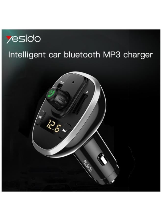 Yesido Y39 China Manufacture Smart Mp3 Player Fm Transmitter Usb Disk MP3 Fm Car Charger In Stock - Image 2