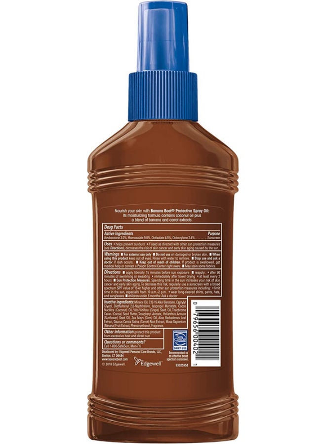 BANANA BOAT Protective Tanning Oil Carrot & Banana Extracts SPF15 236ml  - Image 2