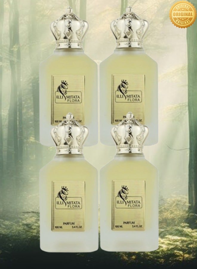 BL 4 Pieces Illimitata Flora Parfum EDP 100ML - Image 1