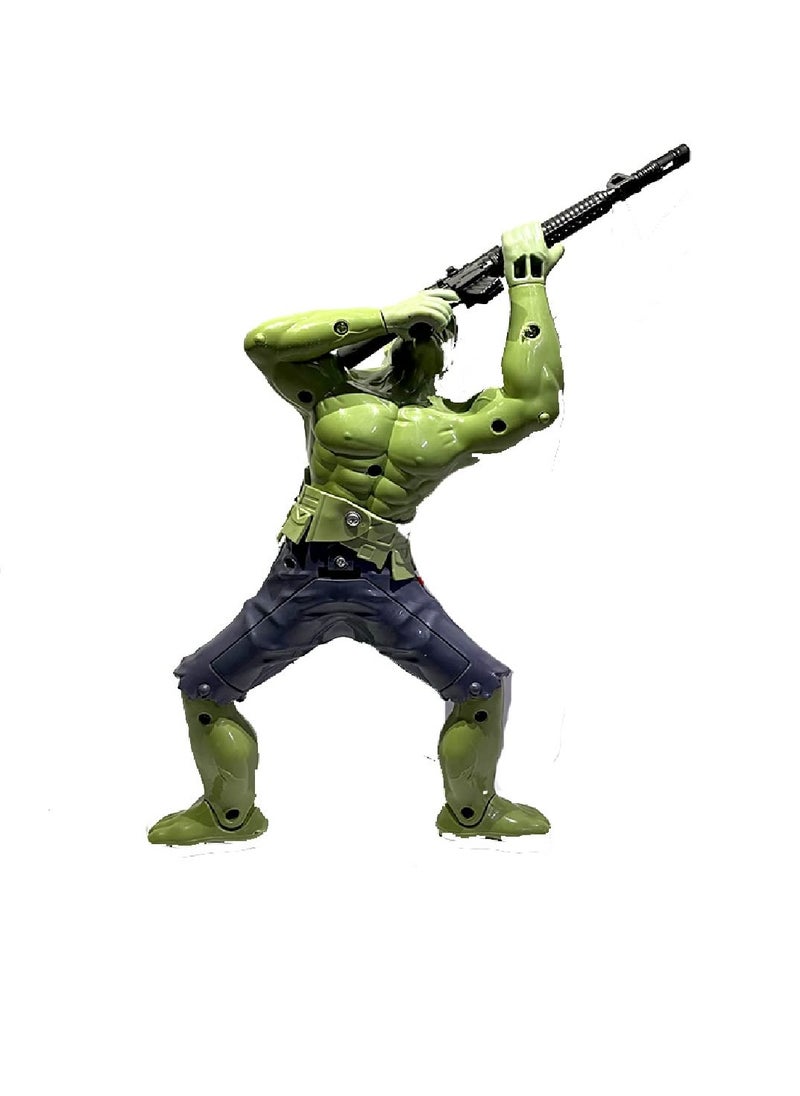 MUMS PLANET Plastic Crawler Toy with Lights and Sounds. Captain Hulk Crawler with Lights and Sounds for Kids. New as a Birthday Gift.  - Image 3