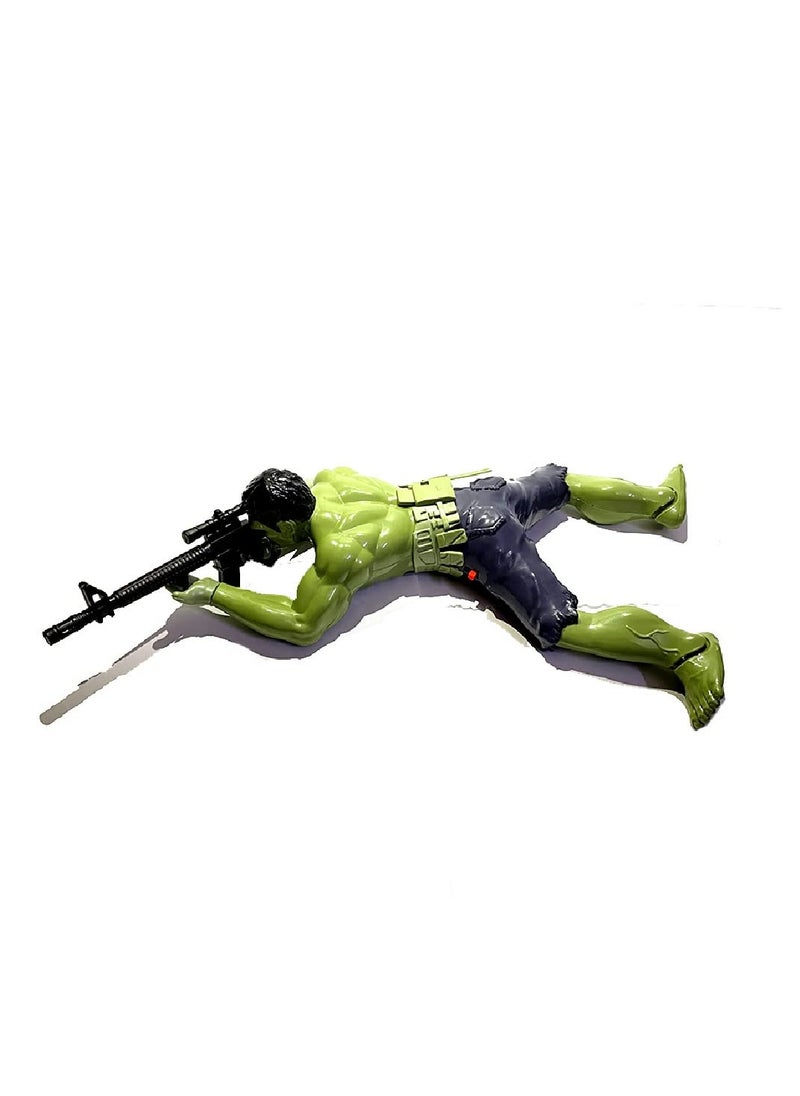 MUMS PLANET Plastic Crawler Toy with Lights and Sounds. Captain Hulk Crawler with Lights and Sounds for Kids. New as a Birthday Gift.  - Image 2