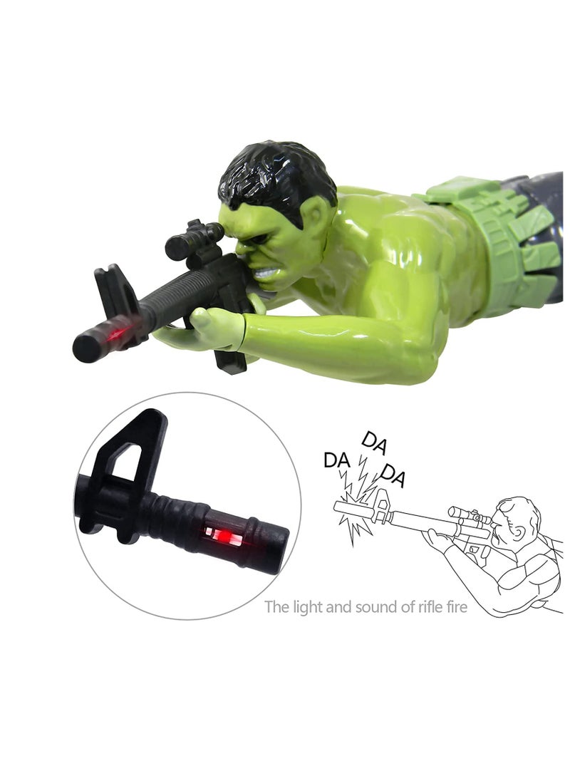 MUMS PLANET Plastic Crawler Toy with Lights and Sounds. Captain Hulk Crawler with Lights and Sounds for Kids. New as a Birthday Gift.  - Image 4