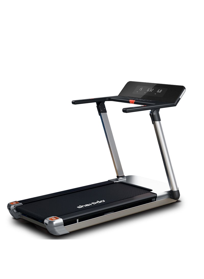 Sharpdo Foldable Treadmill with 2.5HP Quiet Motor, 48cm Running Belt, Up to 15 KM/H Speed, Heart Rate Monitor, LED Display, Bluetooth Speaker, Advanced Shock Absorption for home & office  - Image 1