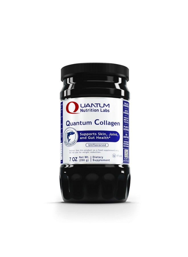 Quantum Nutrition QNL Quantum Collagen - Sustainably Sourced Hydrolyzed Marine Collagen - Gut Health Supplement for Women & Men - Offers Joint Support - 7 oz - Image 1