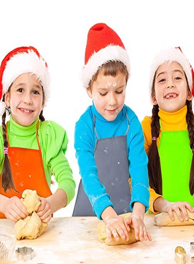 Caydo 12 Pieces 12 Colors Children's Artists Fabric Aprons for Kitchen, Classroom, Community Event, Crafts and Art Painting Activity - Image 2