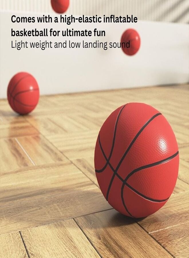 turtees Turtees®Indoor Mini Basketball Hoop for Kids above 4 year, Gift for Kids (Blue)  - Image 4