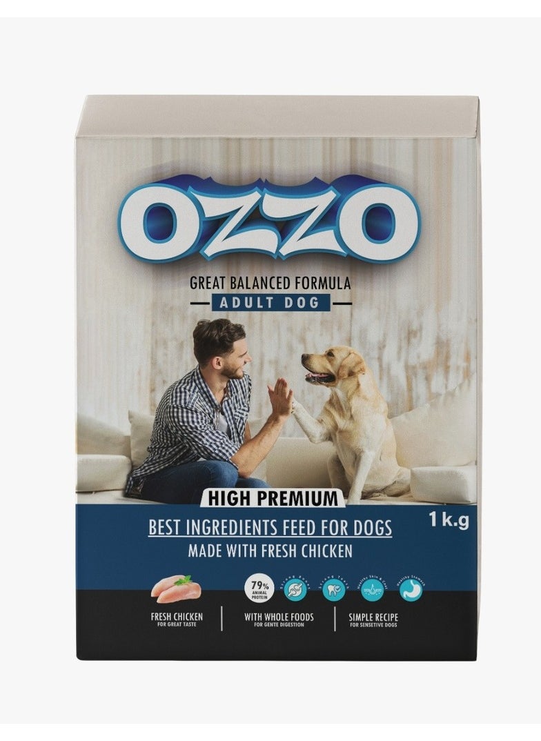 OZZO OZZO | DRY FOOD FOR ADULT DOG - Fresh Chicken | 1 kg  - Image 1