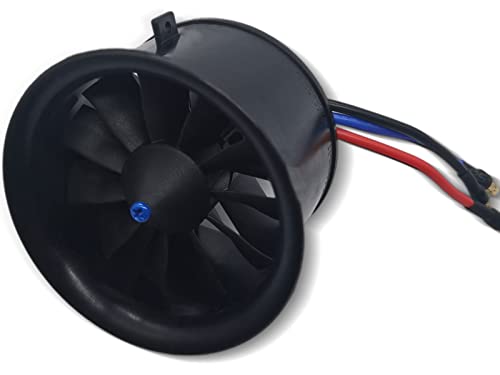 Flycolor DD 64mm EDF 11 Blades Ducted Fan with 3500KV RC Brushless Motor Balance Tested for 4S RC Jet Airplane - Image 1