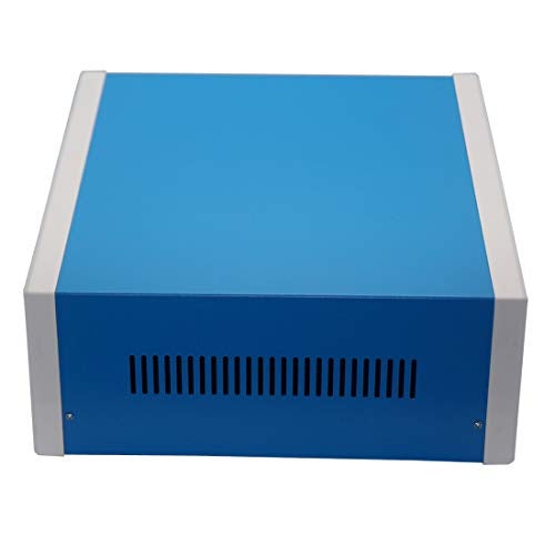 Zulkit Junction Box Blue Metal Project Box DIY Electric Enclosure Case Preventive Case Electrical Box 12.2 x 11.2 x 4.5 inch - Image 4