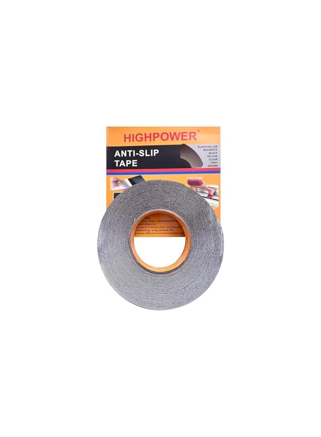PROMASS Anti Slip Tape | Friction Tape | High Power Non-Slip Tape | Black High Traction Non-Slip | Length 18m Width 2.5 cm| Best for Stairs Floor Ships Skateboarding | Strongly Adhesive Waterproof Black  - Image 4