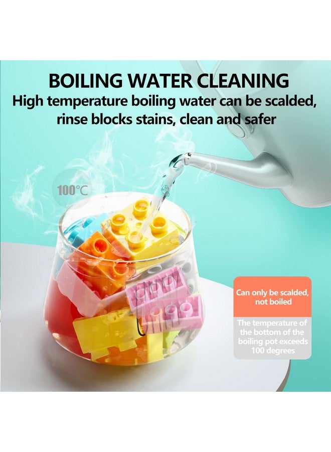 EKIND Regular Colors 8 Shapes Classic Educational Building Bricks Set - Compatible with All Major Brands - Cultivate Logic & Creativity for Kids (300 Pcs) - Image 2