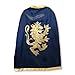 Liontouch Noble Knight Cape for Boys Blue Age 38 Years One Size Fits All Medieval Pretend Play Toy Cloak for Kids Dress Up Fancy Dresses Cosplay Royal Knight Costume Accessory - Image 2