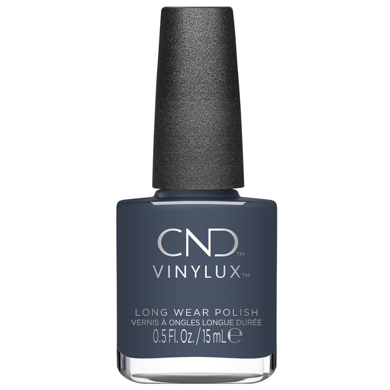 CND Vinylux Longwear Blue Nail Polish, Gel-like Shine & Chip Resistant Color, Denim Patch, 0.5 fl. oz - Image 1