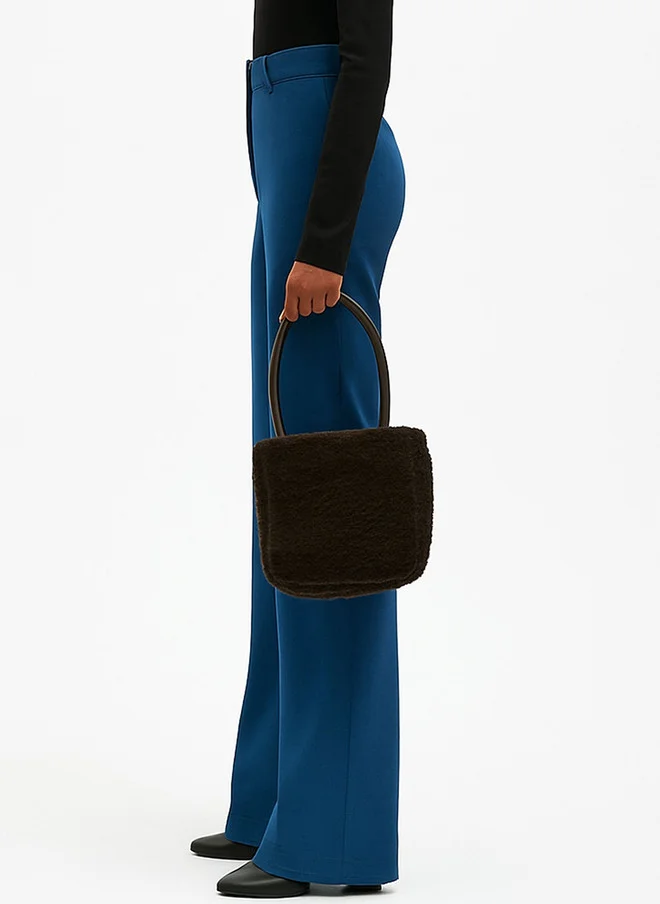 ساسافراس بنطلون نسائي أزرق بقصة عادية