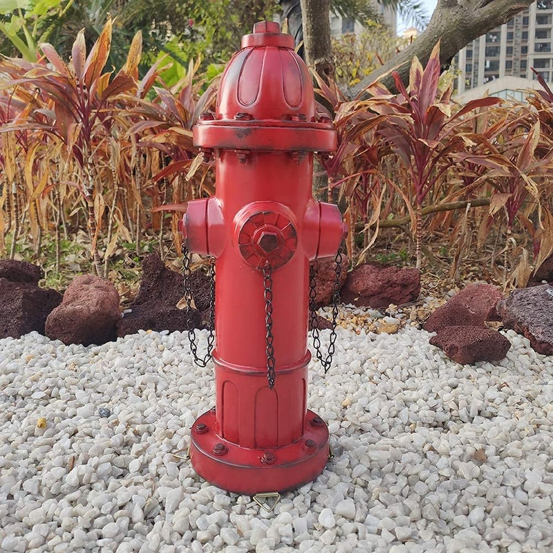Glorison Fire Hydrant for Dogs to Pee On-16 Inches Red Puppy Pee Post Training Tool Resin Yard Garden Indoor Outdoor Statue - Image 3