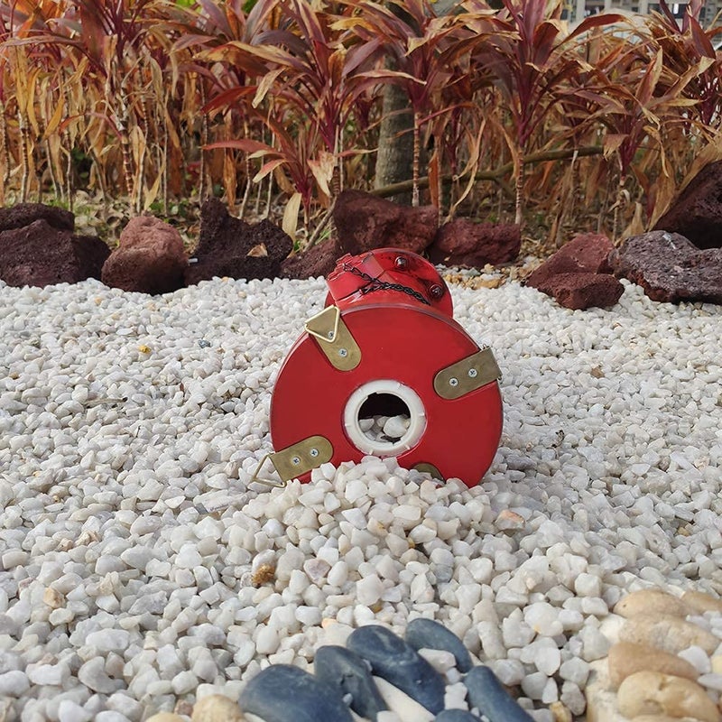 Glorison Fire Hydrant for Dogs to Pee On-16 Inches Red Puppy Pee Post Training Tool Resin Yard Garden Indoor Outdoor Statue - Image 4