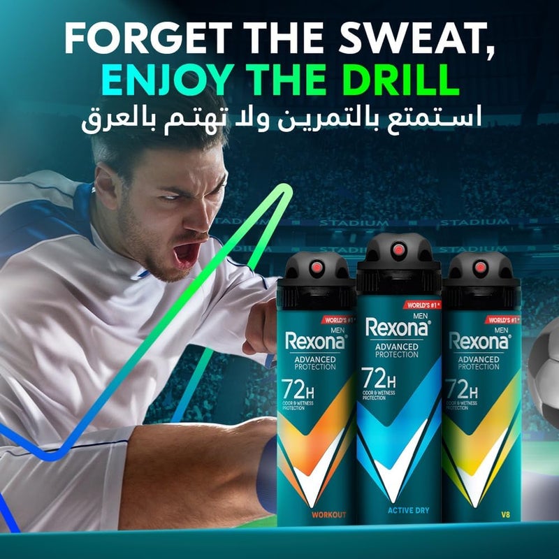 Rexona Men Antiperspirant Deodorant Spray - 150ml - Image 3