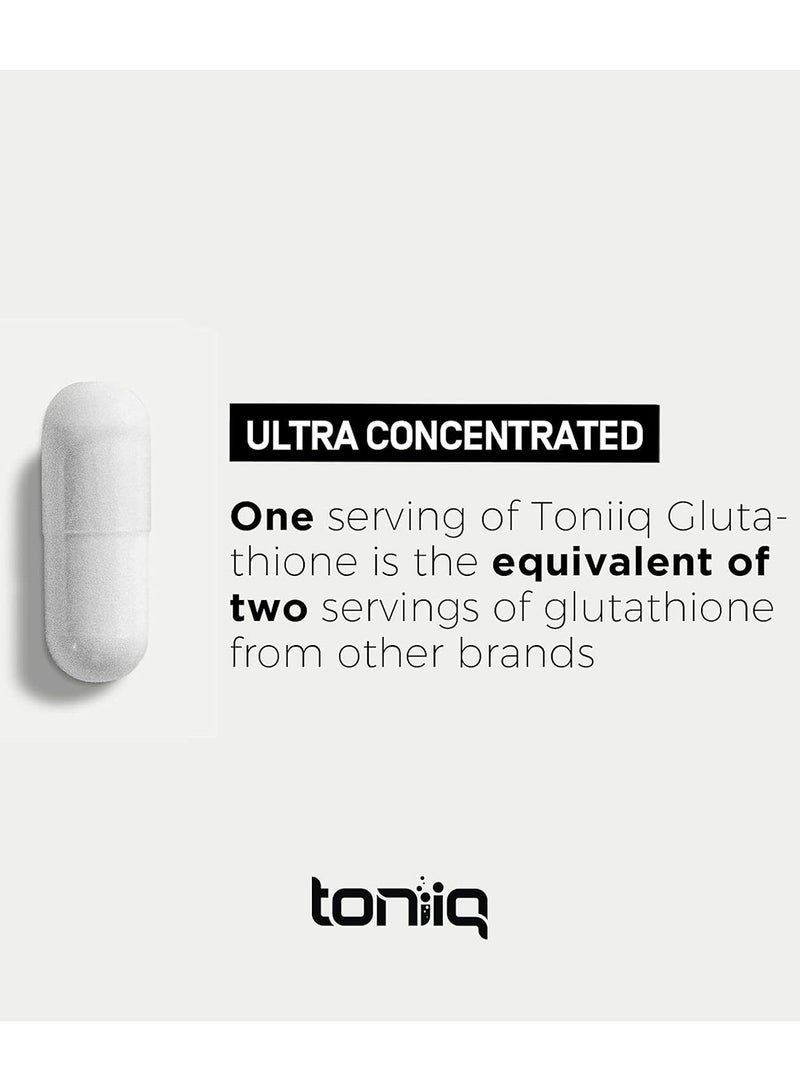 Toniiq Ultra High Strength Glutathione Capsules 1000 Mg With Concentrated Formula 120 Pieces  - Image 5