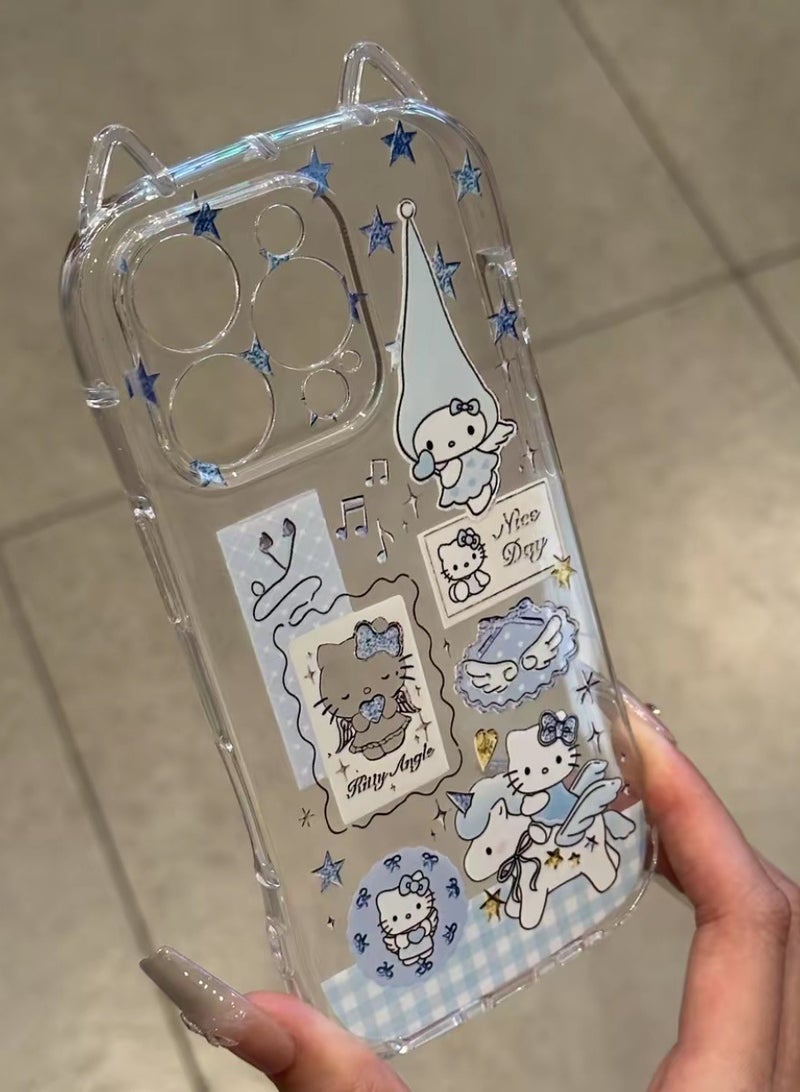 NIBEMINENT Protective TPU Case Cover For iPhone 17, Angel Of Love Kitty