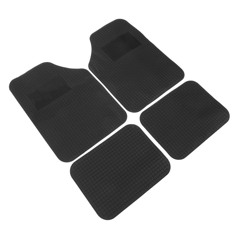 Universal 4PCS PVC Car Floor Mats Set Non Slip Waterproof Full Coverage Protection - Image 2