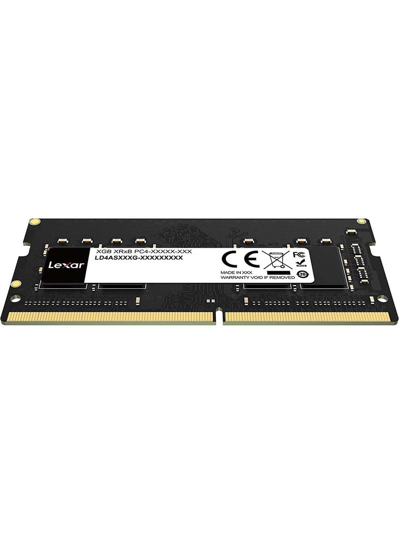 ليكسار ذاكرة الوصول العشوائي SODIMM DDR4 8 جيجابايت 3200 ميجاهرتز، ذاكرة كمبيوتر محمول SODIMM 260 دبوس، SO-DIMM عالية الأداء، ذاكرة كمبيوتر محمول للكمبيوتر الشخصي (LD4AS008G-B3200GSST) - Image 4