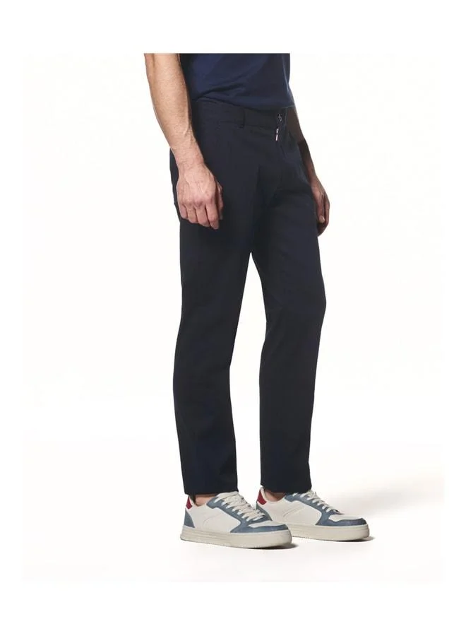Liwali Cotton Blend Straight Fit Pants.
