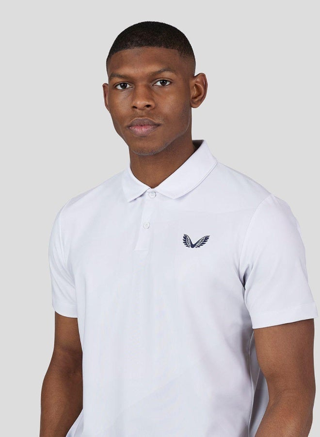 كاستور بولو جولف رجالي مطبوع - أبيض - Image 2
