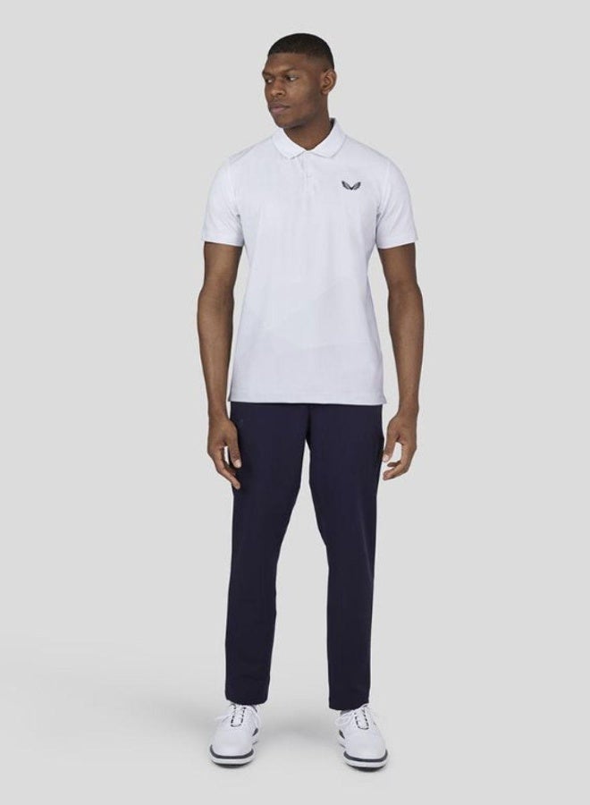 كاستور بولو جولف رجالي مطبوع - أبيض - Image 1