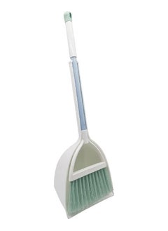 Xifando Xifando Mini Broom with Dustpan for Kids,Little Housekeeping Helper Set (White+Green) 