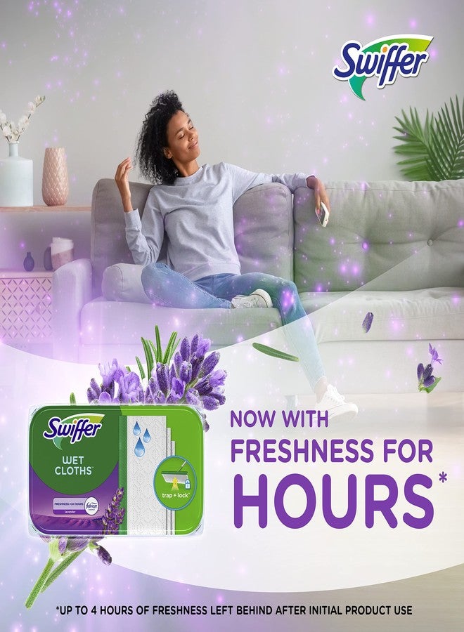 Swiffer Sweeper Wet Mopping Pad Refills for Floor Mop with Febreze Lavender Vanilla & Comfort Scent 24 Count - Image 5