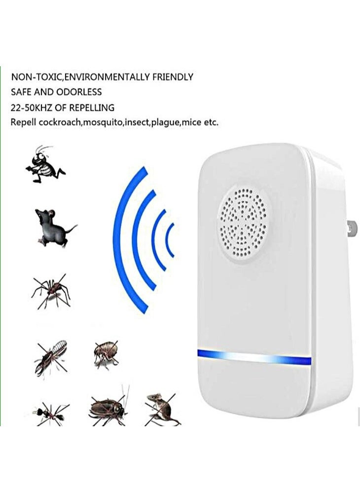 Ultrasonic Pest Repeller, Powerful Mouse Repellent plug in Pest Control - Ideal for Mice, Rats, Mosquitoes, Cockroach, Moths, Ants - Image 1