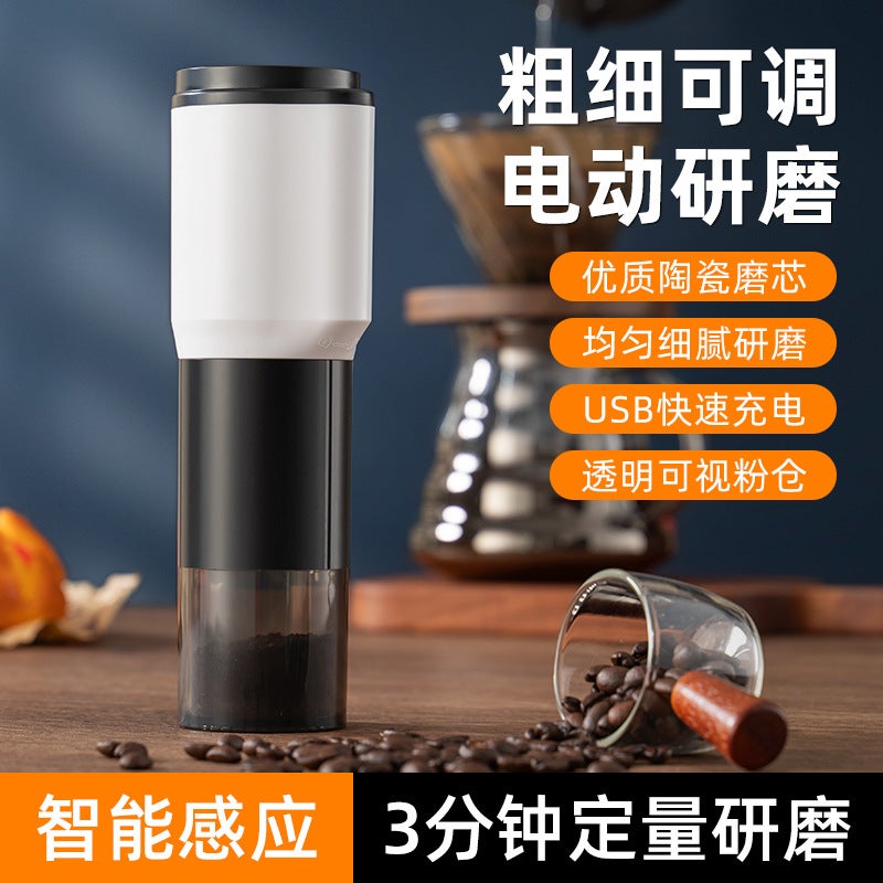 Electric Coffee Grinder Stainless Steel Automatic Electric Coffee Machine round (60 PCs per box)