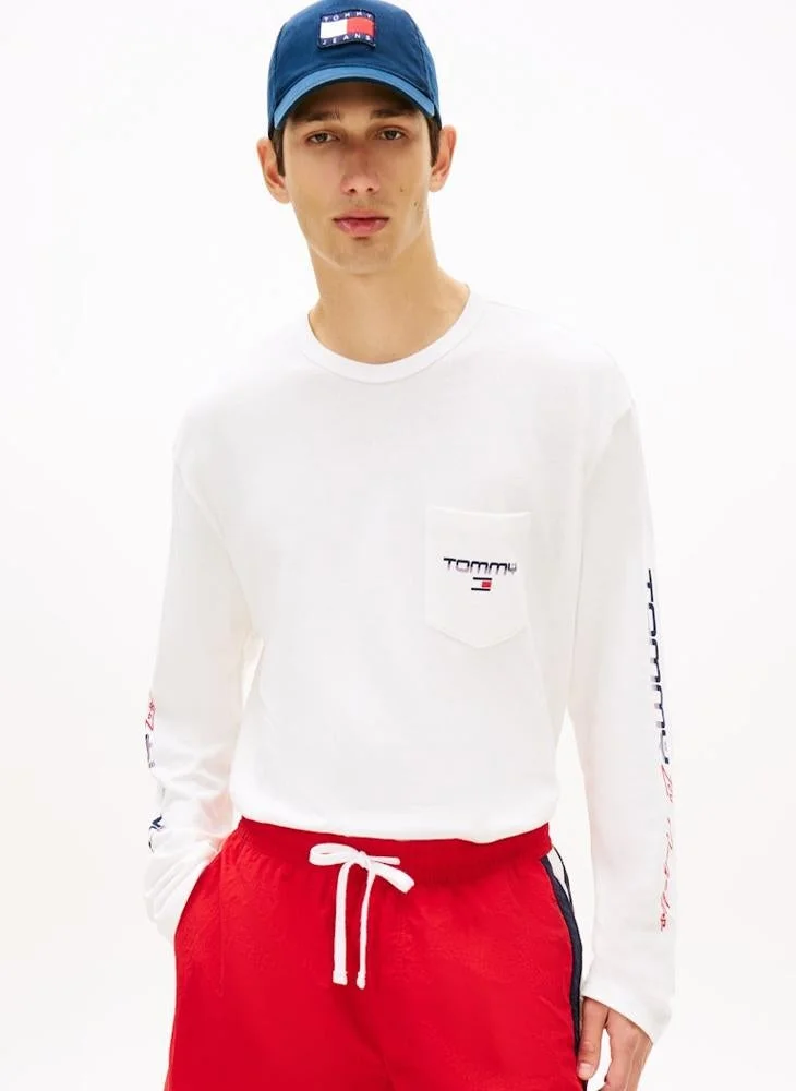 Patch Pocket Relaxed Long Sleeve T-Shirt