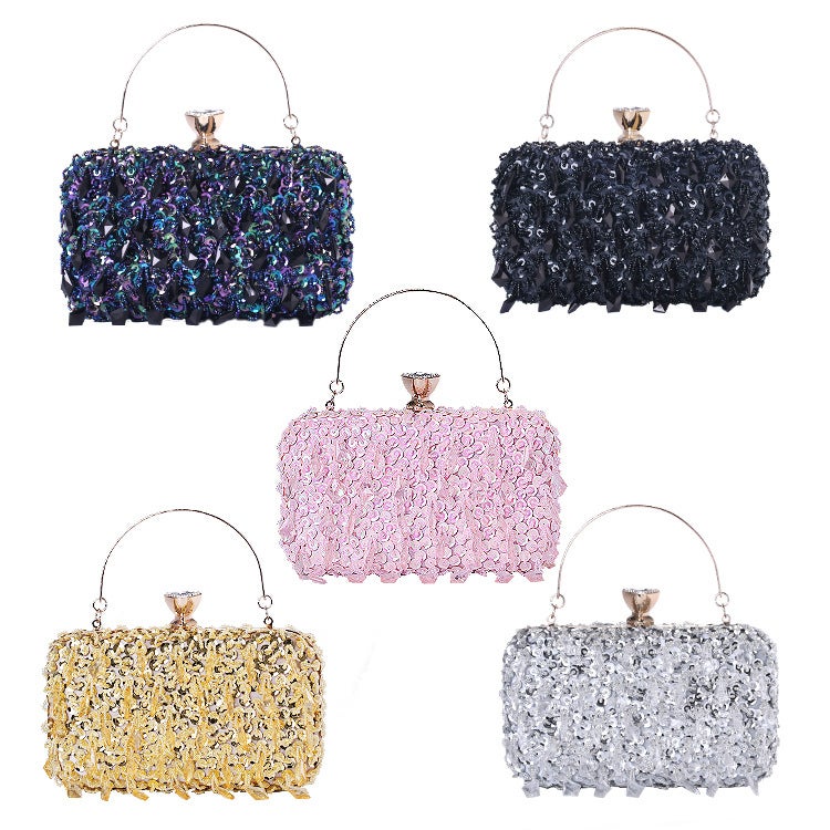 2022 New Dinner Bag Women'S Handbag Pearl Banquet All-Match Clutch Bag Dress Evening Bag - Image 4