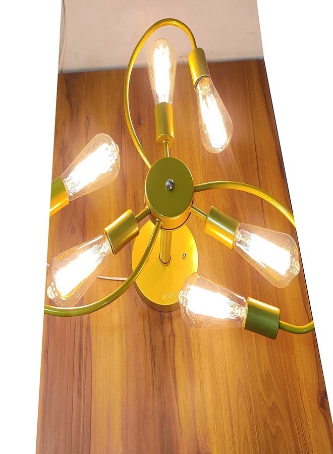 Avior Ceiling Chandelier (Jhumar) for Bedroom, Living Room, Kitchen etc. (Golden) - Image 3