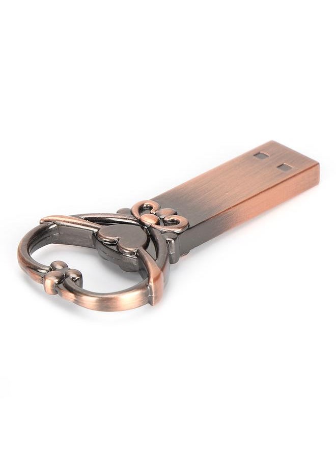 Thoraya USB Flash Memory Stick High Speed Flash Drive Flash Drive Thumb Drive Retro Heart Key Shape Memory Stick Gift 1GB  - Image 5