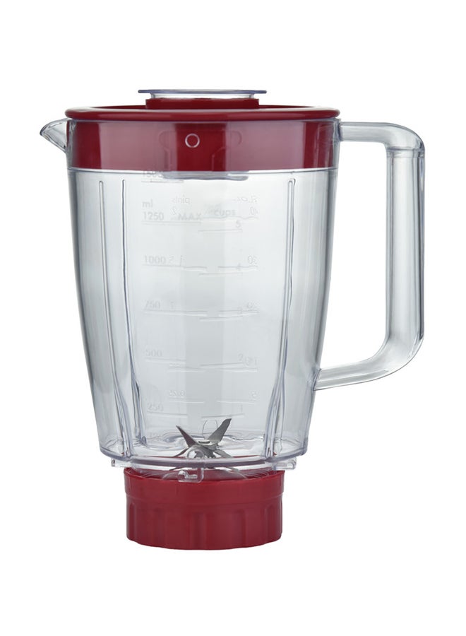 SONASHI 2 In 1 Blender With 2 Speed Setting And Pulse - Spice Grinding, Smoothie Making And Juicing 350-650 Watts | Unbreakable Blender Jars With Stainless Steel Blades | Safety Lock System 1.25 L 650 W SB-144NR Red - Image 5