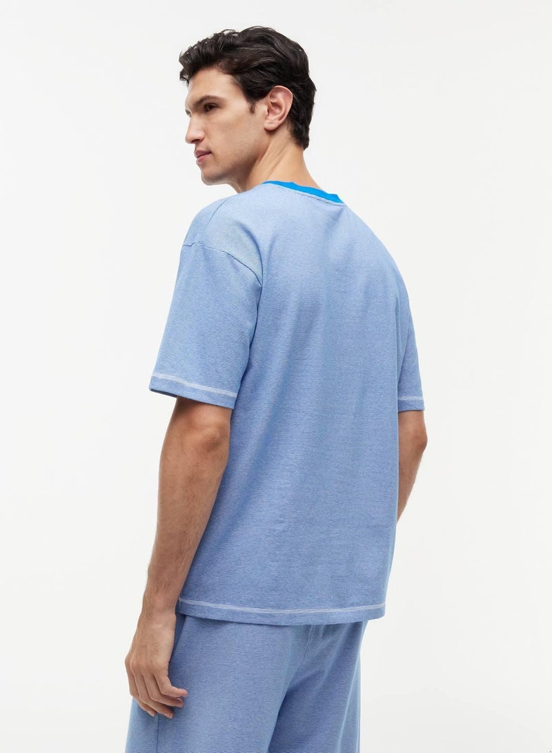 TOMMY HILFIGER Original Stripe Lounge T-Shirt - Image 3