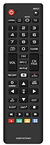 UBay New AKB74475401 Remote Control Replacement for LG TV 43LF5900 43UF6400 43UF6430 43UF6800 43UF6900 43UF7590 43UF7600 49LF5900 49UF6400 49UF6430 49UF6490 49UF6800 49UF6900 49UF7590 - Image 5